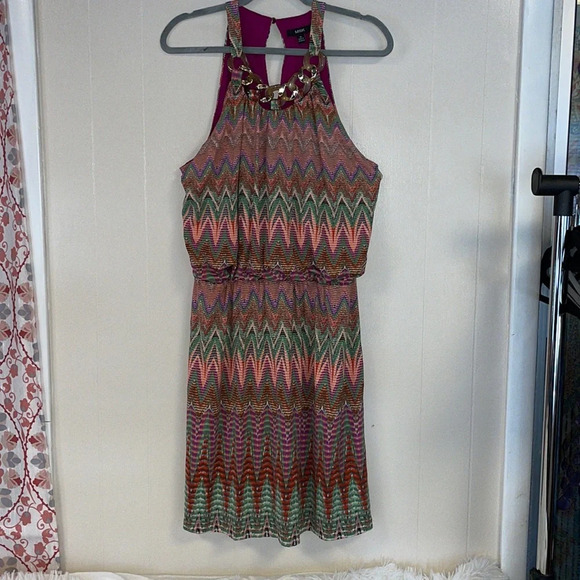 MSK Multi Colors Sundress Super Cute. - Picture 1 of 5